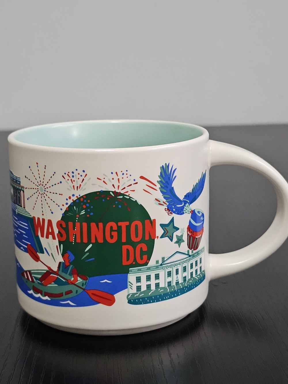 STARBUCKS Discovery Series Washington DC 2024 14oz Coffee Tea Mug Travel Retro